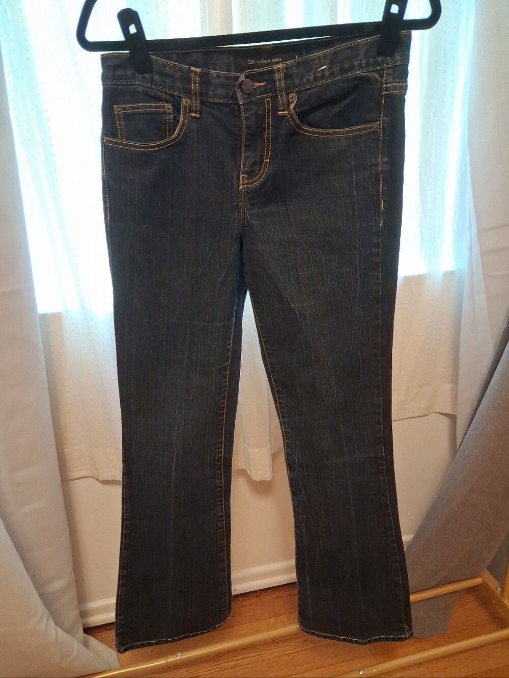Calvin Klein Women's Dark Blue Bootcut Jeans